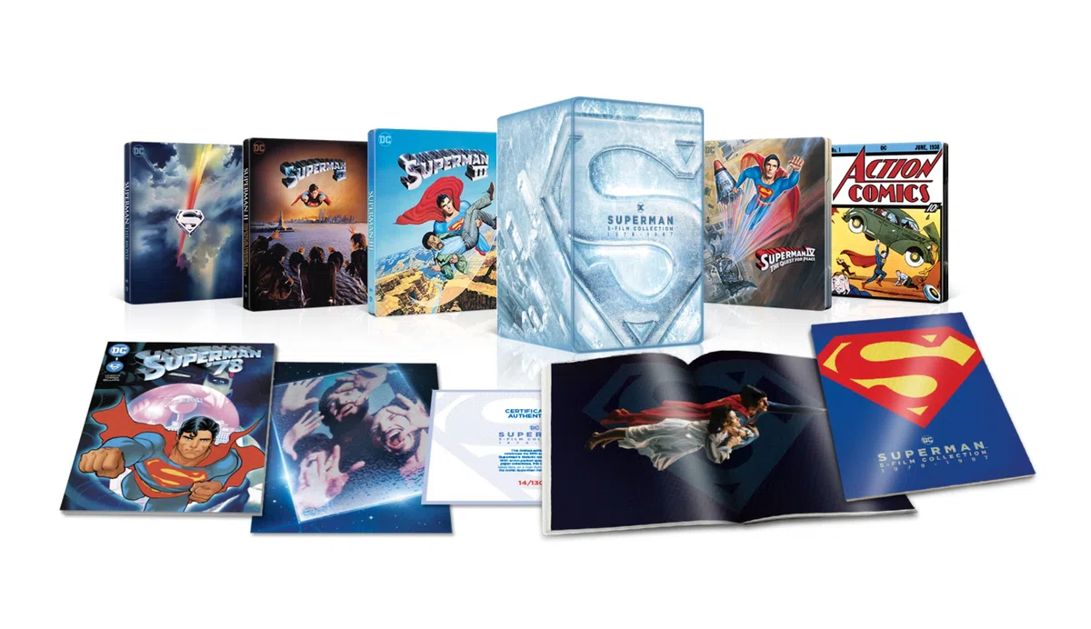 Superman I-IV Steelbook Collection [4K Ultra HD] [] [Blu-ray] [Region Free]