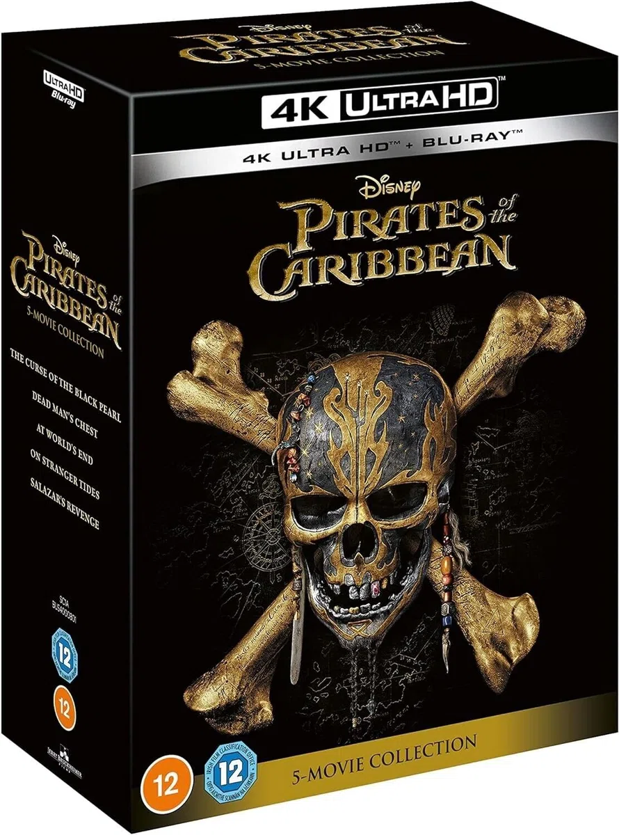 Pirates of the Caribbean: 5-movie Collection [ 4K Ultra HD + Blu-Ray]
