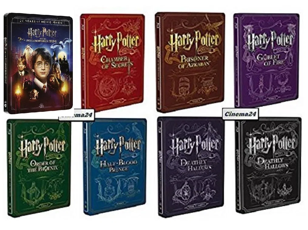 HARRY POTTER - La Collezione Completa Steelbook (Saga 8 Film)