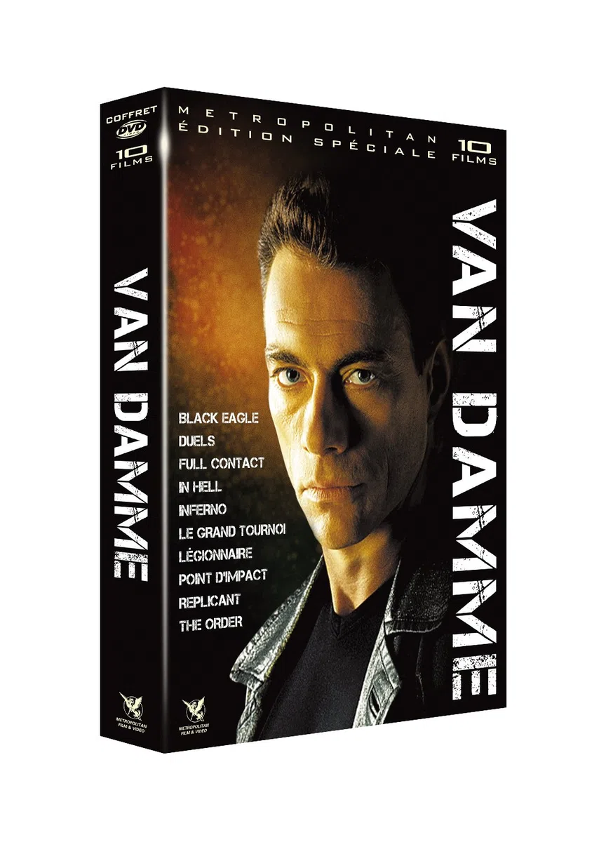 Coffret jean-claude van damme - 10 films dvd
