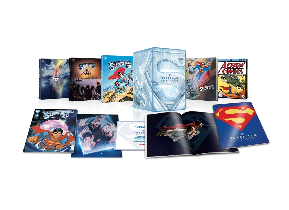 Superman I-IV Steelbook Collection [4K Ultra HD] [] [Blu-ray] [Region Free]