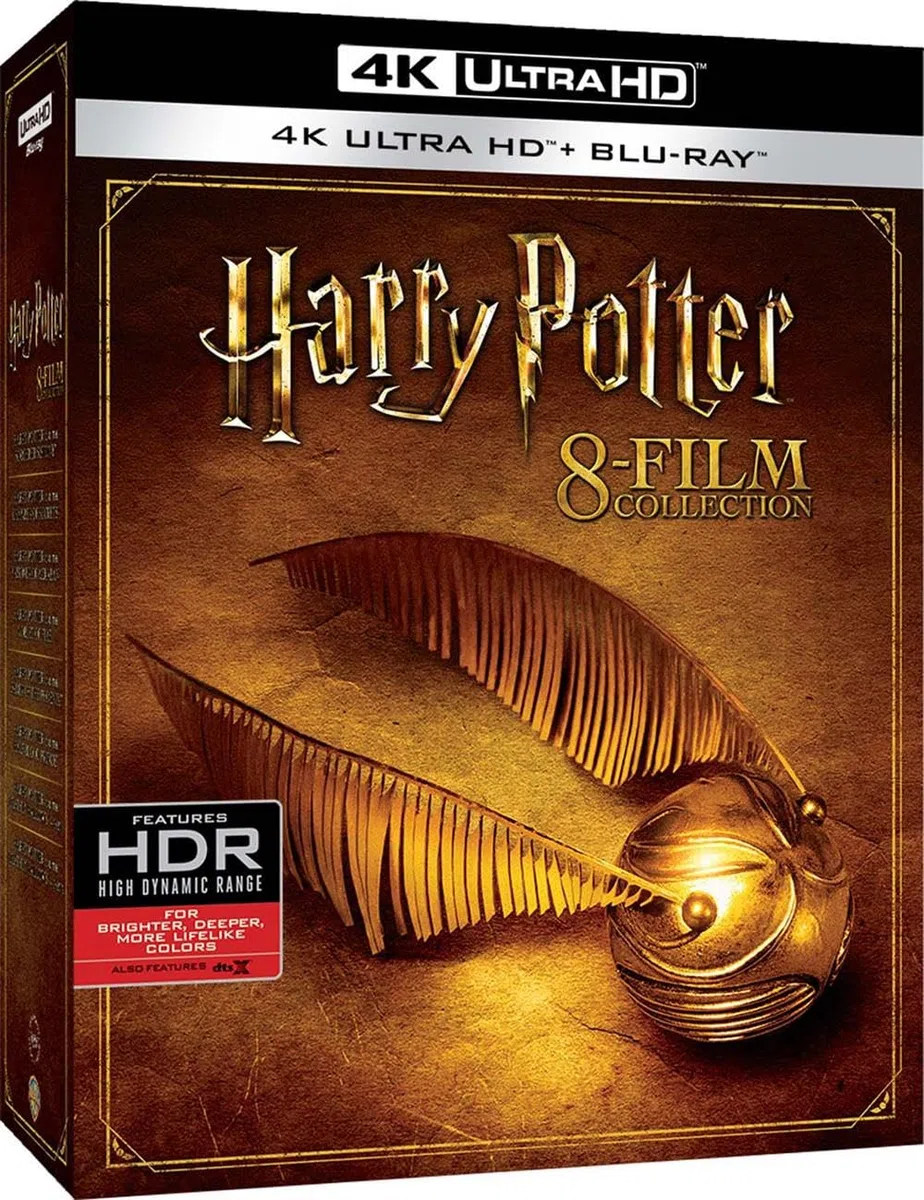 Harry Potter 1-8 Collezione Completa (Box 16 Blu-Ray 4K Ultra-HD)