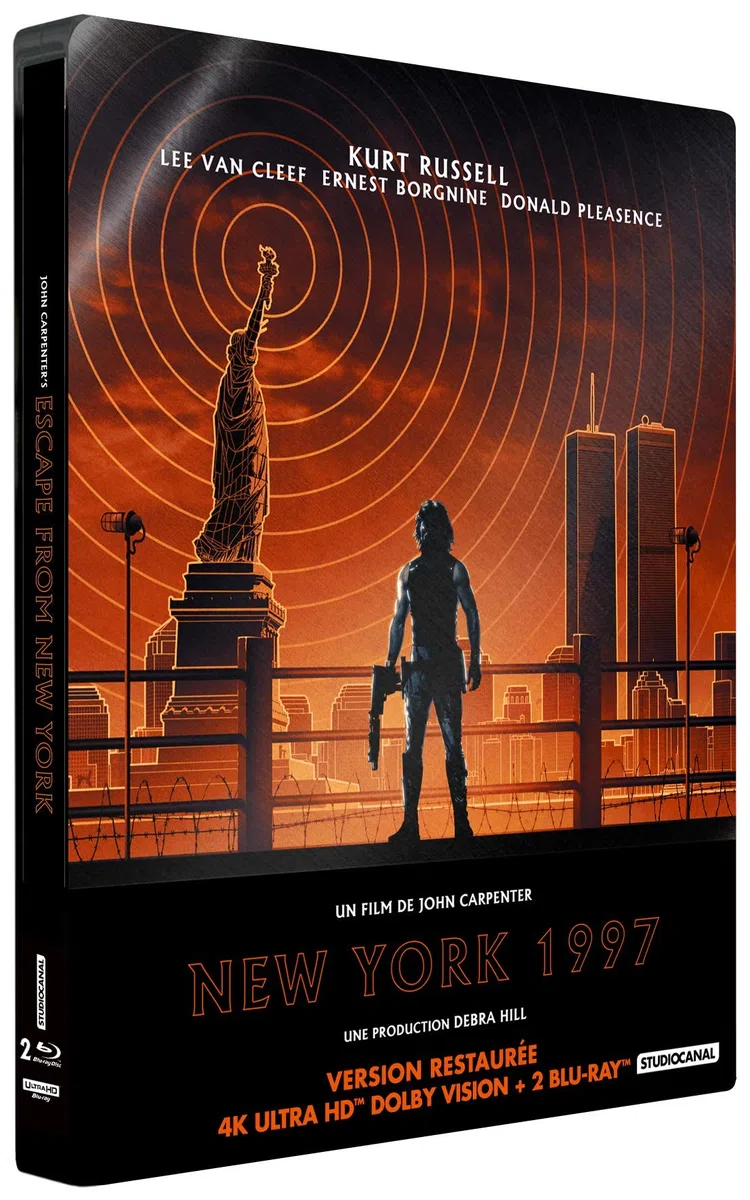 NEW-YORK 1997 - COMBO UHD 4K + BD + BONUS - STEELBOOK