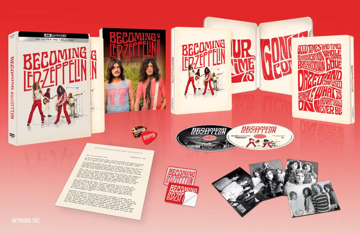 Becoming Led Zeppelin 4K UHD SteelBook Collector’s Edition