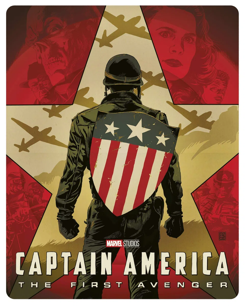 Captain America : The First Avenger [Mondo SteelBook-4K Ultra-HD + Blu-Ray]