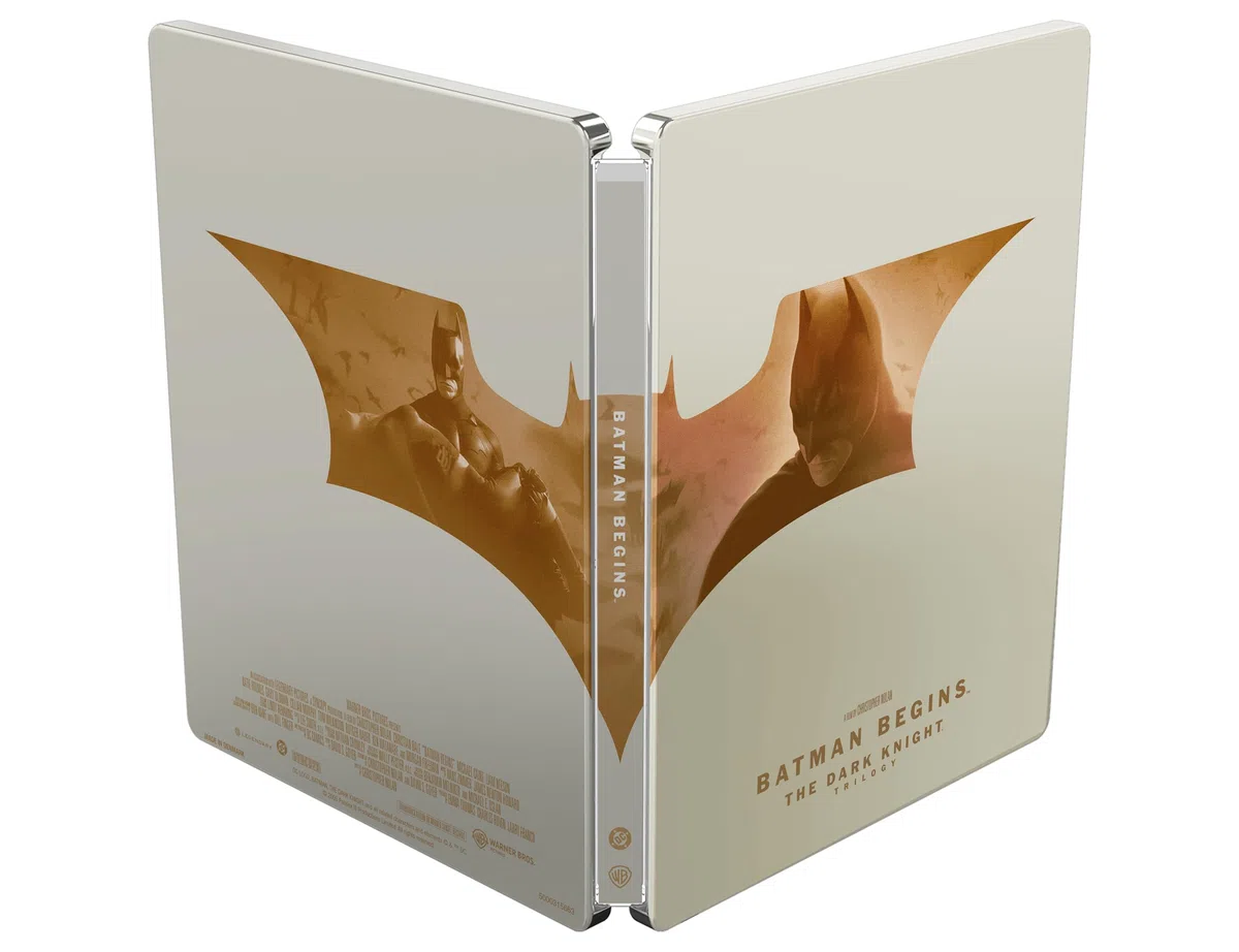 The Dark Knight Trilogy 20th Anniversary Steelbook Collection [4K Ultra HD][2005] [Region Free]