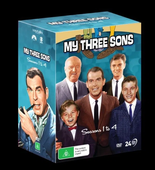 MY THREE SONS : SEASONS 1-4 [REGION FREE] (24DVD)