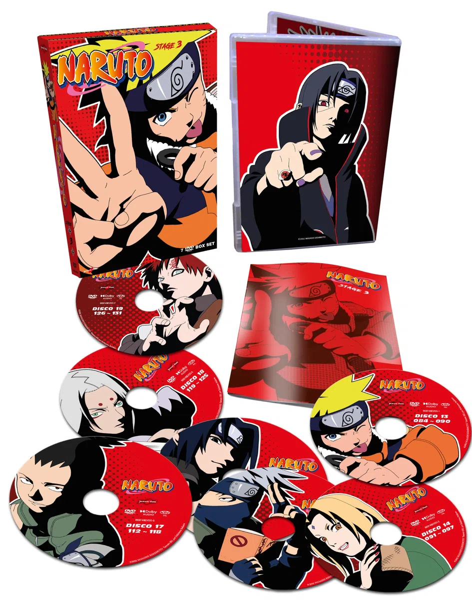 Naruto - Parte 3 - Dvd (7 Dvd)