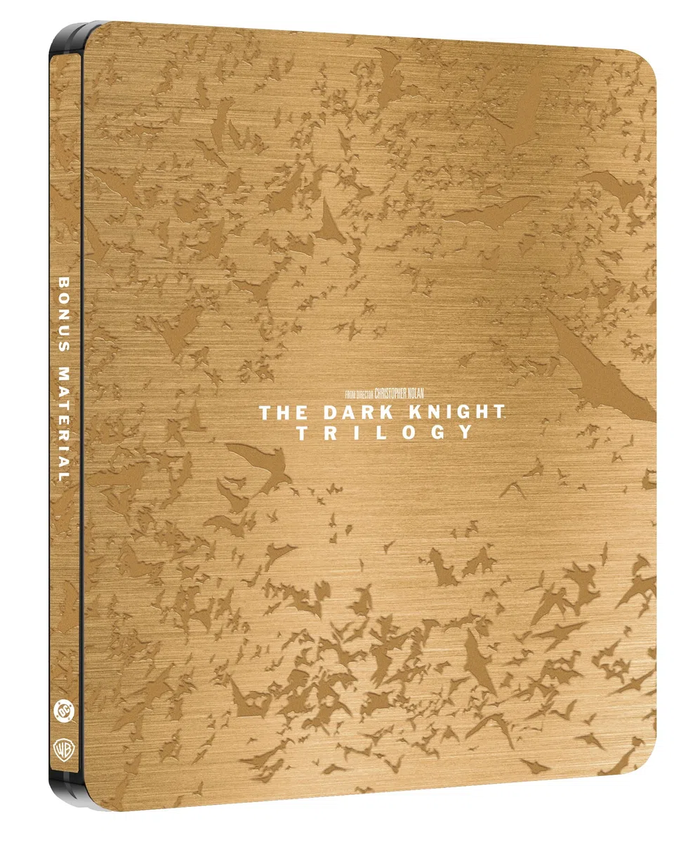 The Dark Knight Trilogy 20th Anniversary Steelbook Collection [4K Ultra HD][2005] [Region Free]
