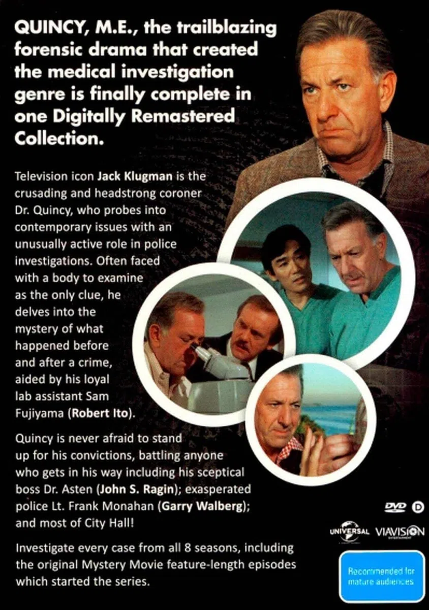 Quincy, M.E.: The Complete Collection (1-8 Seasons) [DVD] [Region Free]