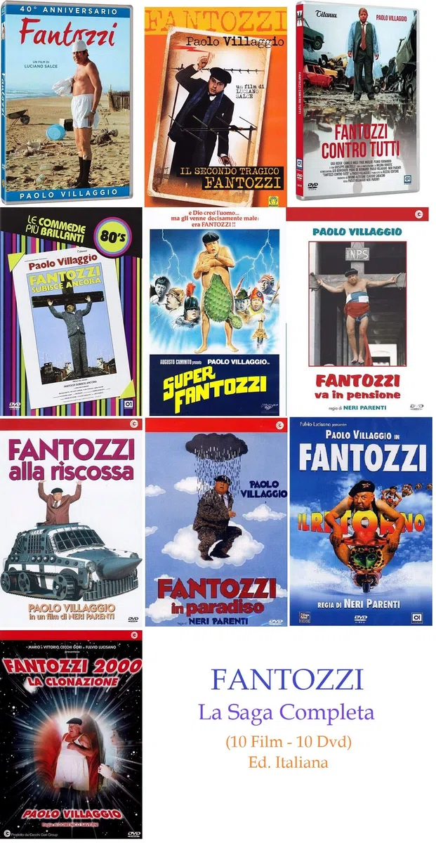 FANTOZZI - La Saga Completa (10 Film - 10 Dvd) Ed. Italiana