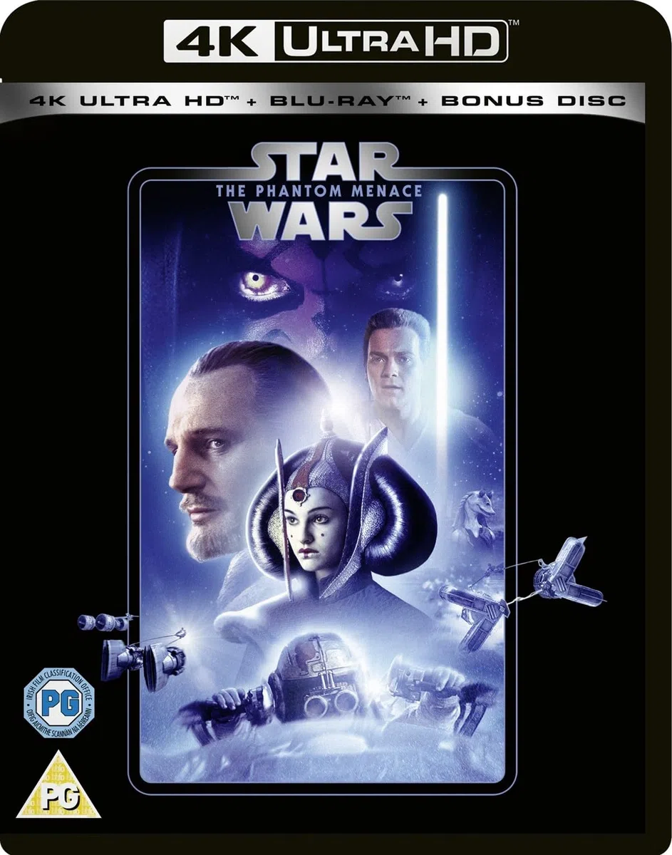 Star Wars Prequel Trilogy: Episode I - The Phantom Menace / Episode II - Attack of the Clones / Episode III - Revenge of the Sith [9-Disc Set] [4K UHD + Blu-ray] [Region Free]