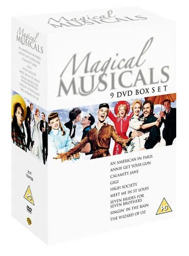 Magical Musicals Collection - (Annie Get Your Gun / Seven Brides For Seven Brothers / Singin In The Rain / Gigi / Wizard of Oz / Calamity Jane / High Society / Meet Me In St Louis / American In Paris) [Edizione: Regno Unito]